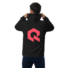 Load image into Gallery viewer, Quantic Unisex 'Big Q' Eco Raglan Hoodie
