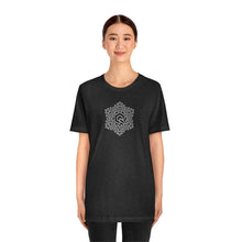 Load image into Gallery viewer, Quantic Snowflake Unisex Jersey Short Sleeve Tee (9 colors)
