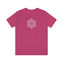 Load image into Gallery viewer, Quantic Snowflake Unisex Jersey Short Sleeve Tee (9 colors)