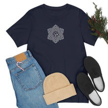 Load image into Gallery viewer, Quantic Snowflake Unisex Jersey Short Sleeve Tee (9 colors)