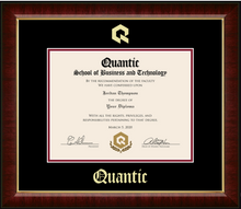 Load image into Gallery viewer, Quantic Gold Embossed Diploma Frame in Murano