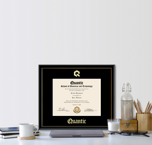 Load image into Gallery viewer, Quantic Gold Embossed Diploma Frame in Onexa Gold