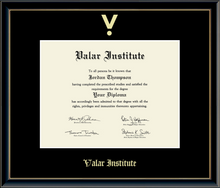 Load image into Gallery viewer, Valar Gold Embossed Diploma Frame in Onexa Gold