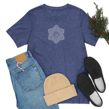 Load image into Gallery viewer, Quantic Snowflake Unisex Jersey Short Sleeve Tee (9 colors)