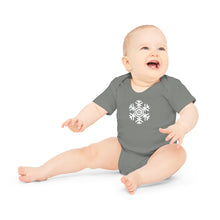 Load image into Gallery viewer, Quantic Snowflake 2022 Baby Organic Short Sleeve Bodysuit (6 colors)
