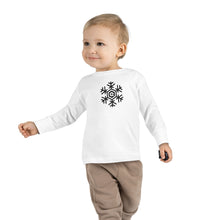 Load image into Gallery viewer, Quantic Snowflake Toddler Long Sleeve Tee (7 colors)

