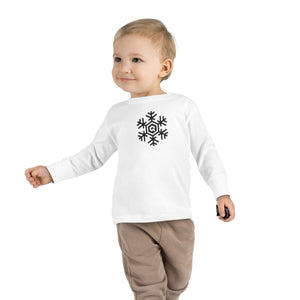 Quantic Snowflake Toddler Long Sleeve Tee (7 colors)