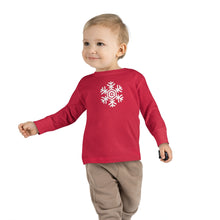 Load image into Gallery viewer, Quantic Snowflake Toddler Long Sleeve Tee (7 colors)
