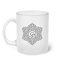 Load image into Gallery viewer, Quantic Snowflake Frosted Glass Mug
