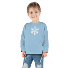 Load image into Gallery viewer, Quantic Snowflake Toddler Long Sleeve Tee (7 colors)
