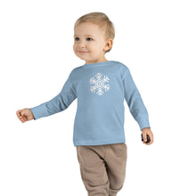 Load image into Gallery viewer, Quantic Snowflake Toddler Long Sleeve Tee (7 colors)
